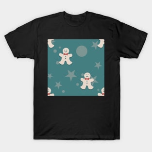 Tasty Gingerbread Men - Green T-Shirt